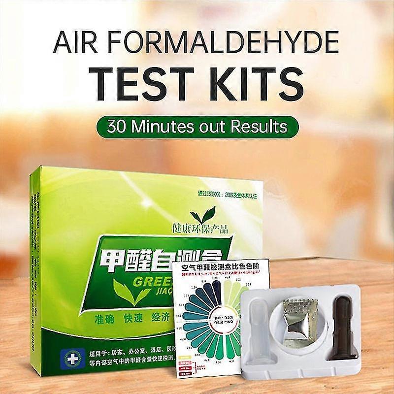 Formaldehyde Test Kit Paper New House Indoor Air Quality Reagent Tube Tester Home Self-test Gas Detector