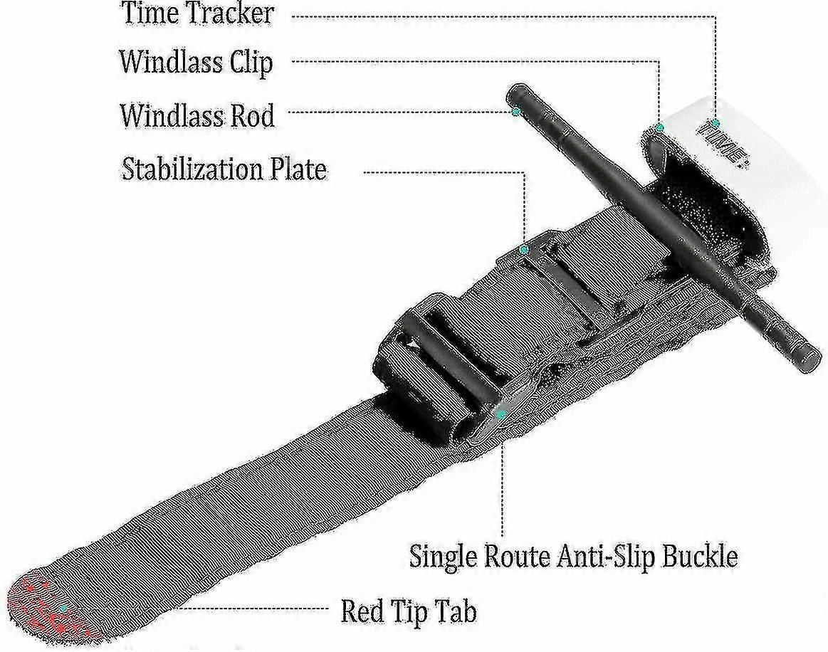 10 Pcs Tourniquet Rapid One Hand Application Emergency Outdoor First ...
