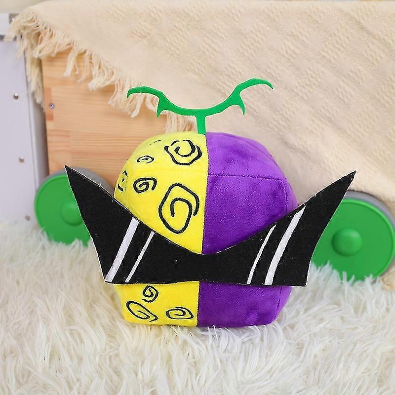Blox Fruits Game Peripheral Props Doll Leopard Box Plush Toy Purple Box Doll high quality
