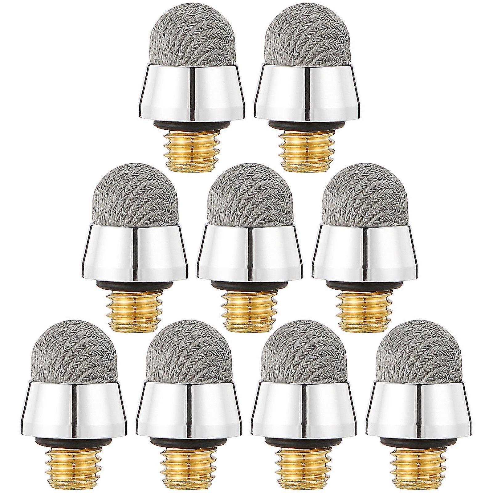 10pcs M5 External Thread 6.4mm Electroplated Capacitive Pen Replacement Tips