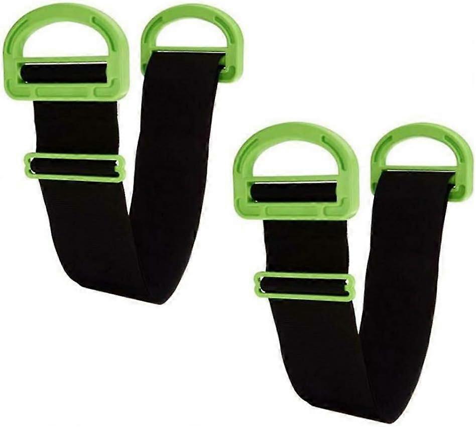 2 Pack Lifting And Moving Straps With Durable Handles Holds 600 Lbs Of Heavy Objects For Furniture, Boxes, Mattresses, Construction-2