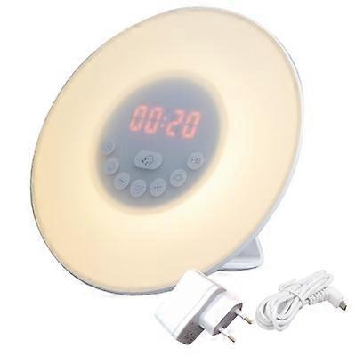 Wake-up light LED light alarm clock color change radio alarm clock