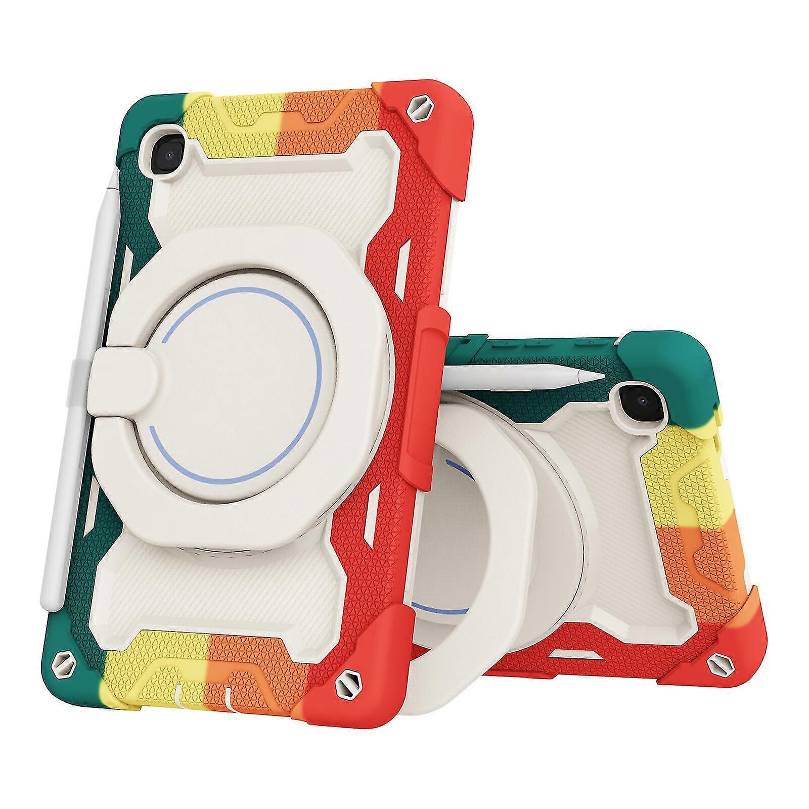 Stylish Armor Case For Samsung Tab A7 Lite T220 T225 - Vibrant Colors, Rotatable Stand, Practical Pen Slot - High-quality, Scratch-resistant, Slip-pro