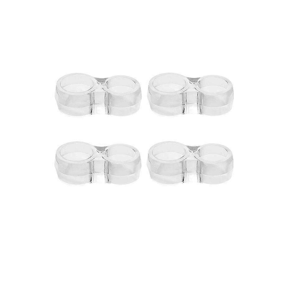 2pcs Floor Stopper Transparent Self Adhesive Door Stops Wall Buffer Protector Door Handle Bumper Anti-collision Door Holder