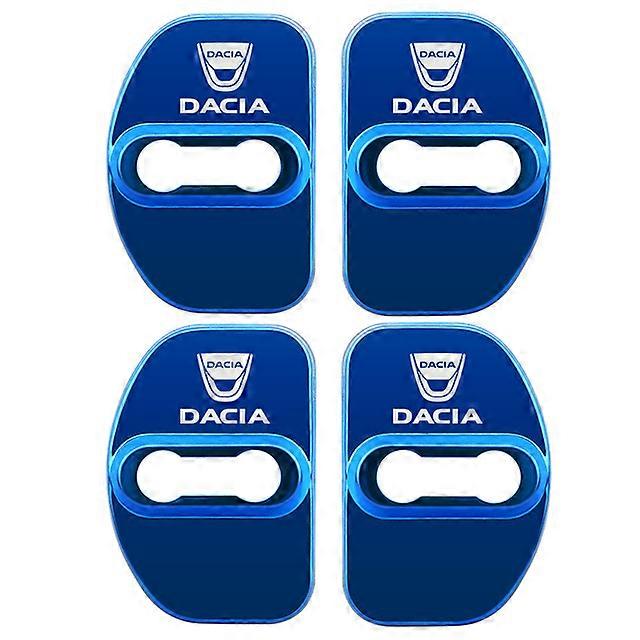 4pcs Car door lock cover Auto Emblems Sticker Case For Dacia Sandero MK2 Stepway Logan 2 DD2 Accessories Car Styling| |