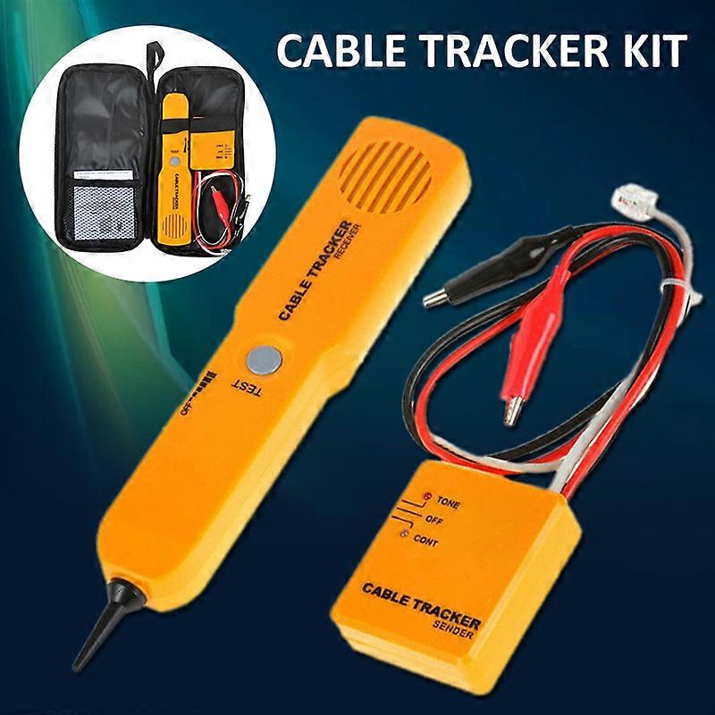 Handheld Telephone Cable Tracker Phone Wire Detector Tone Generator Probe Tracer Network Tracker Line Finder Cable Tester
