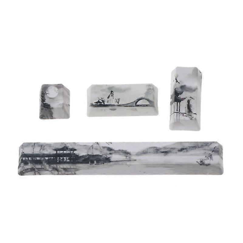 PBT Five Sides Dye-Subbed Spacebar Keycaps Replace for Creative Spacebar Keycap