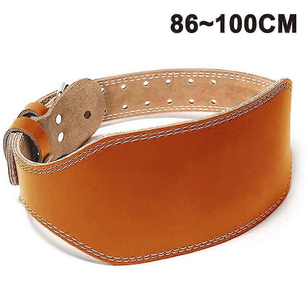 leather weight lifting belt,adjustable with buckle,back support