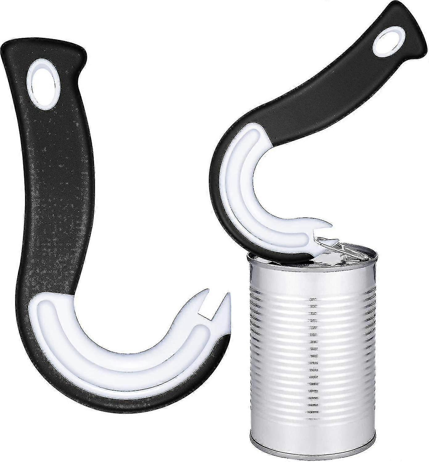 2 Pieces Easy Open Ring Can Opener Easy Pull Can Opener Manual Ring Pull Can Opener