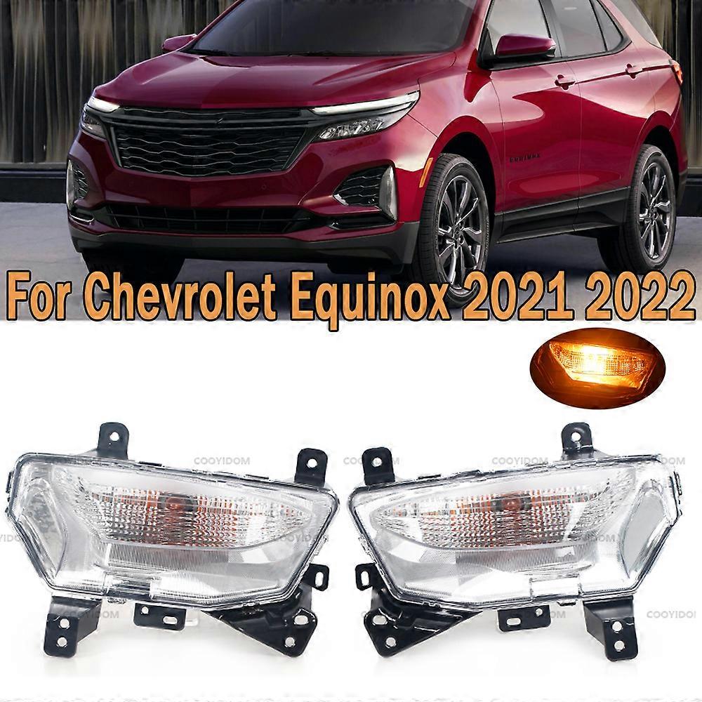 Front Lower Bumper Fog Light Headlights Front Fog Lamps Daytime Running Lamp With Bulb For Chevrolet Equinox 2022 2022 For Car