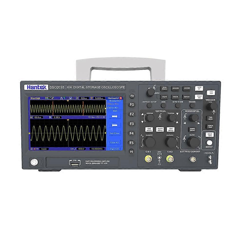 Digital Oscilloscope DSO2C10 2C15 2D10 2D15 2 Channels 100Mhz/150Mhz Storage USB Osciloscopio Portable Multimeter Tester