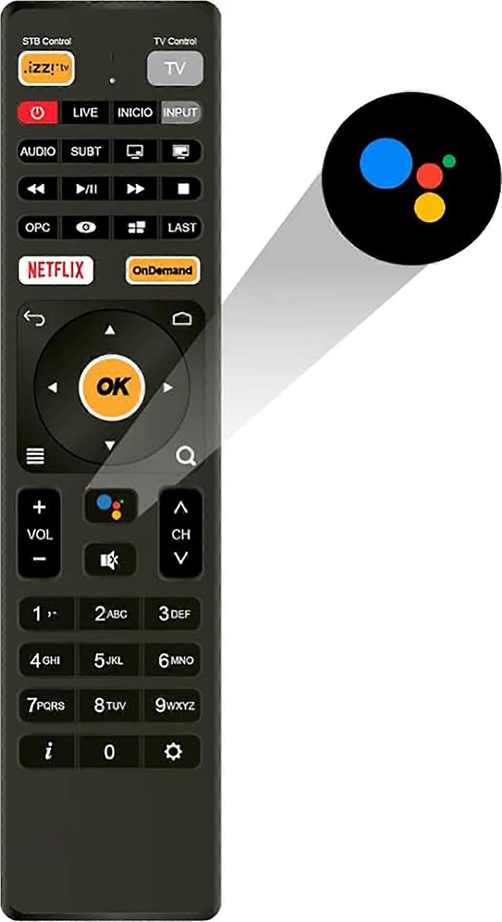 izzi tv RG3 is suitable for IZZI TV VZCOMM Skyworth Bluetooth voice remote control