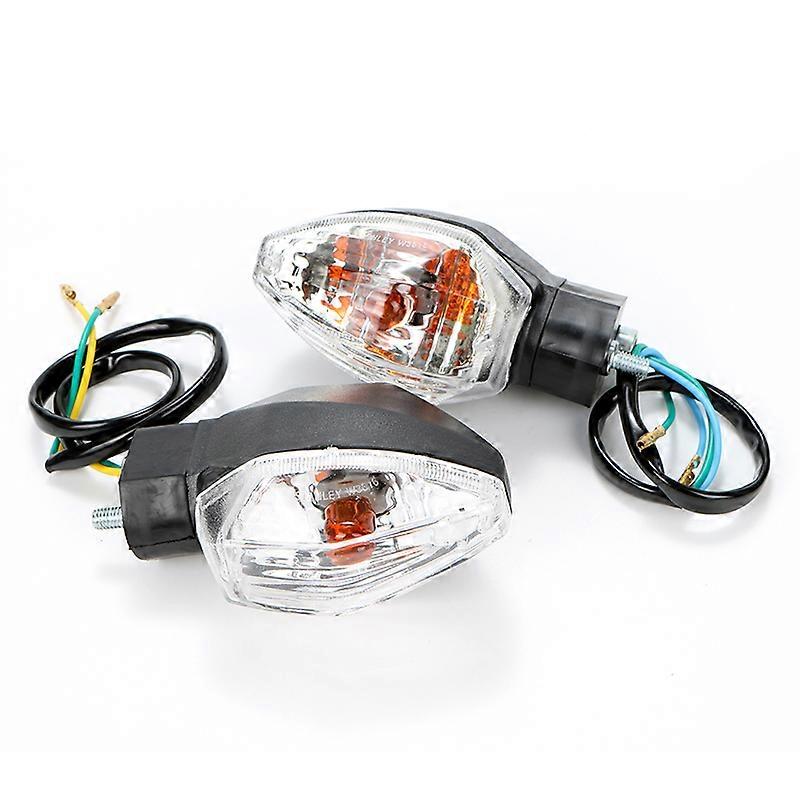 1 Pair For Honda Grom MSX 125 2017-2020 E-Mark E4 Motorcycle Amber Light Clear Lens Turn Signals Indicators 12V Bulb LightsMotor Vehicle Lighting