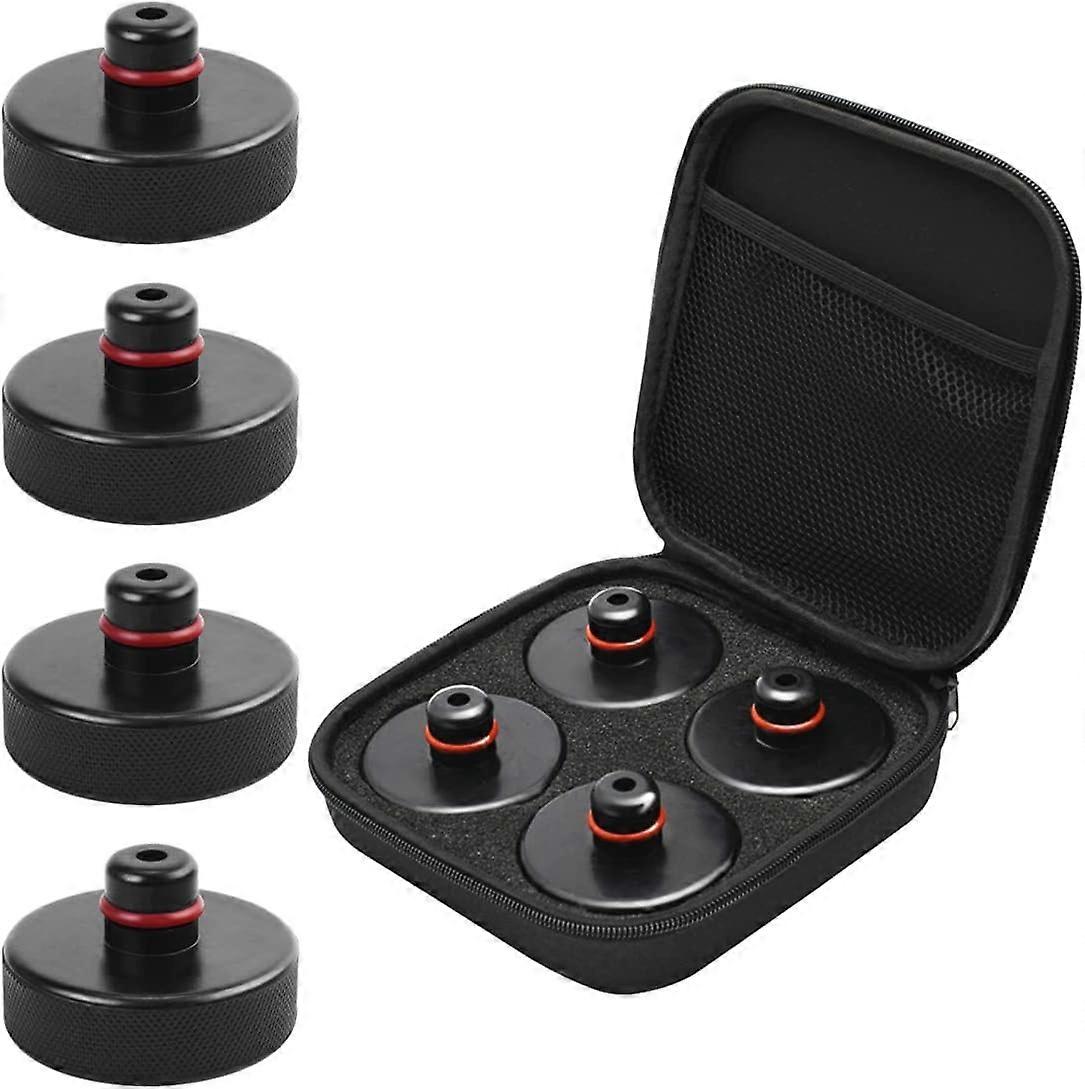 Rubber Jack Pad for Tesla Model 3/Y/S/X, 4 Tesla Vehicle Accessories, Adapter Jack Pads Lift Pad Tool Protect Battery and Chassis