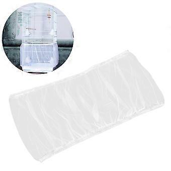 UEETEK Pet Products Mesh Bird Catcher Net Cover Shell Skirt pour Cages à oiseaux Taille L (Blanc)