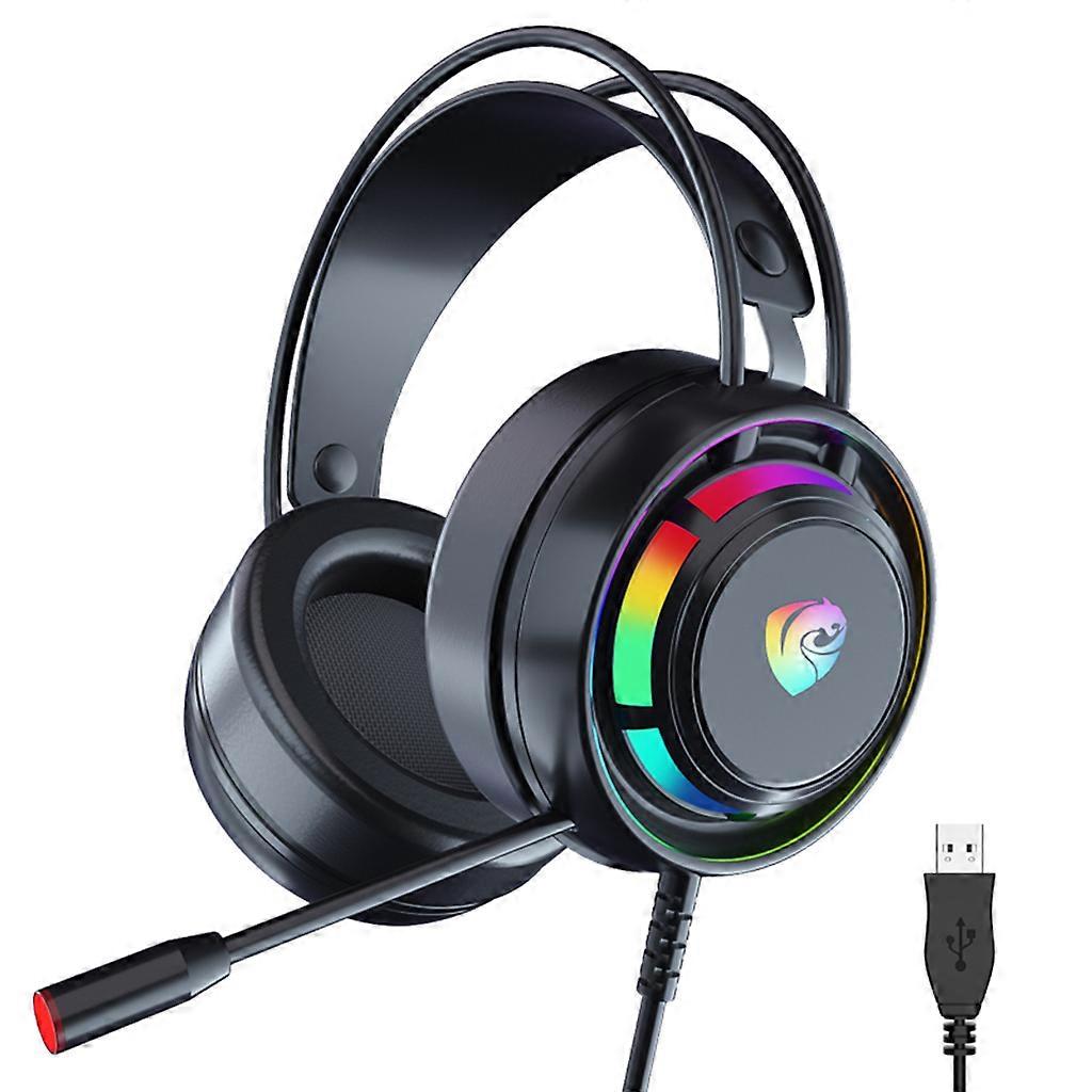 3.5mm Jack/USB Game Headset for PC, Laptop Computer Bass Surround