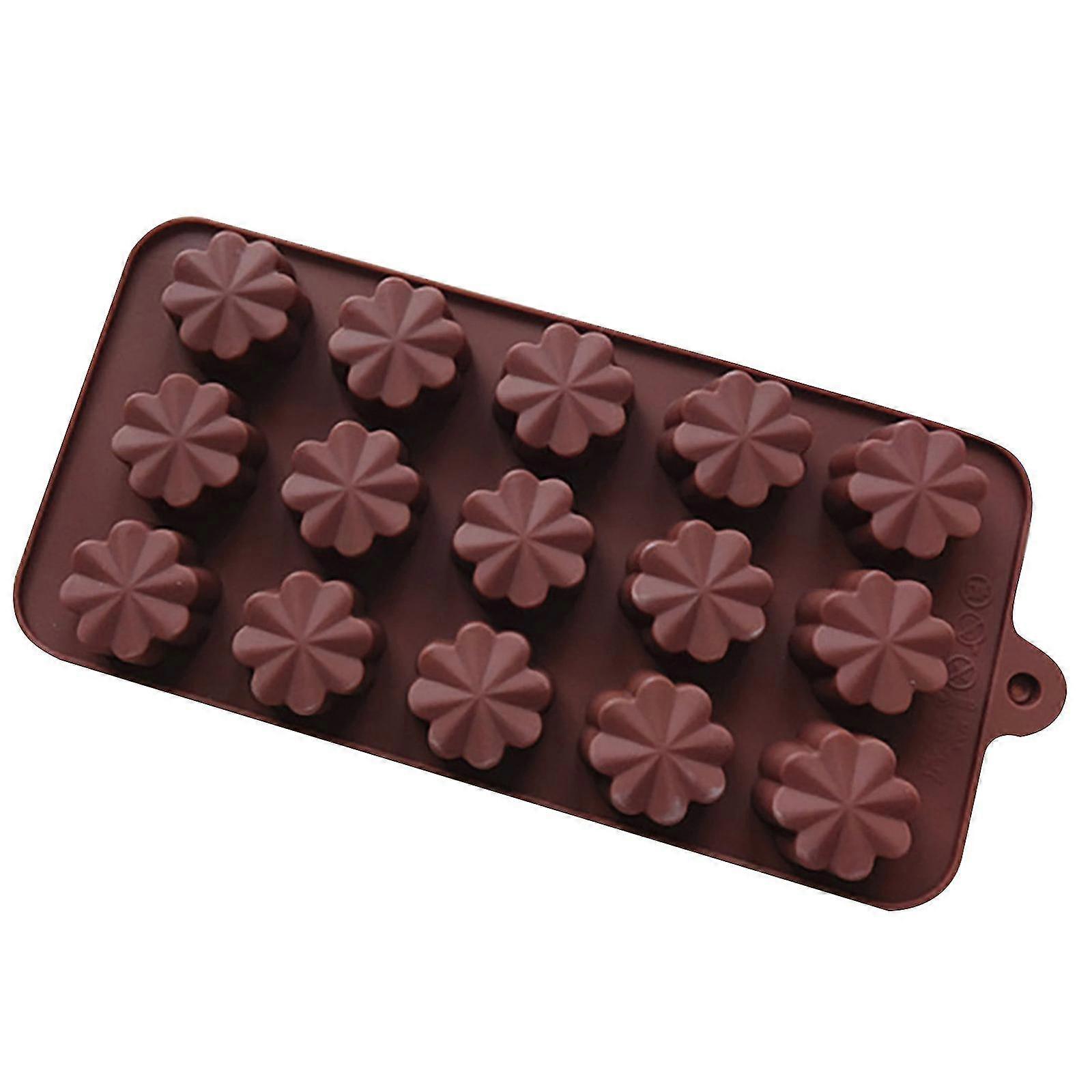Kksset Silicone Flower Chocolate Garden Ice Pudding Baking Tools
