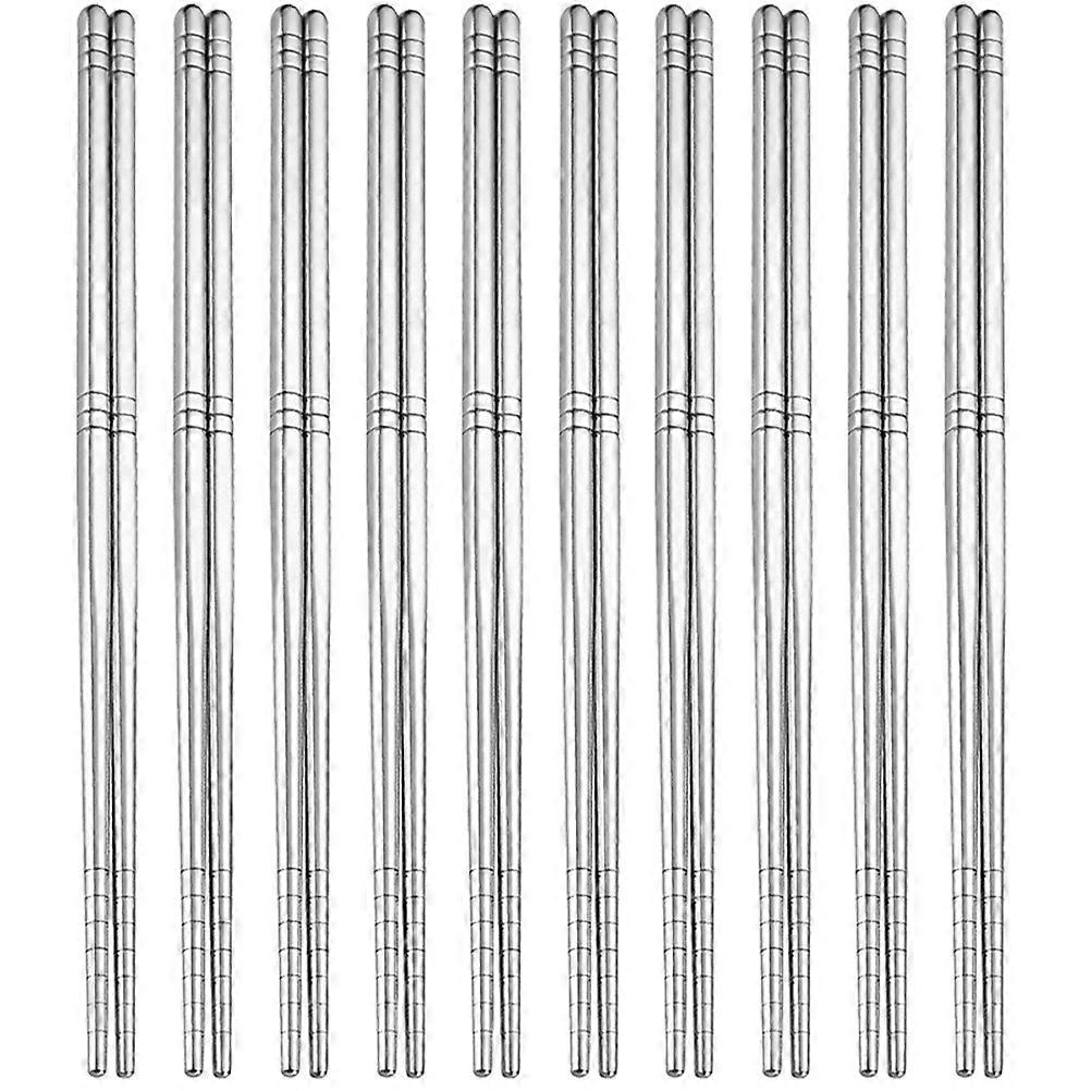 10 Pairs of Multi-function Chopsticks Home Food Chopsticks Compact Dinner Chopsticks Dinner Supply