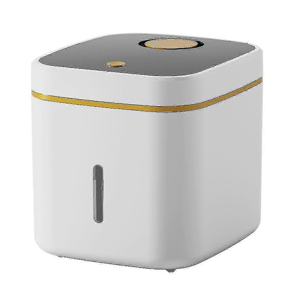10kg Kitchen Container Bucket Moisture-proof Rice Box White