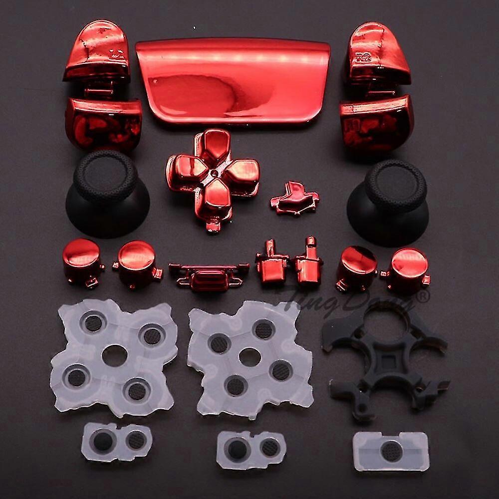 Replacement D-pad R1 L1 R2 L2 Trigger Buttons Share Options Button Set For Ps5 2.0 V2 020 Controller Conductive Rubber Pad