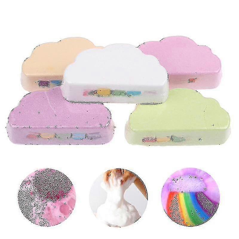 Natural Skin Care Cloud Bath Salt Exfoliating Moisturizing Bubble Bombs Ball