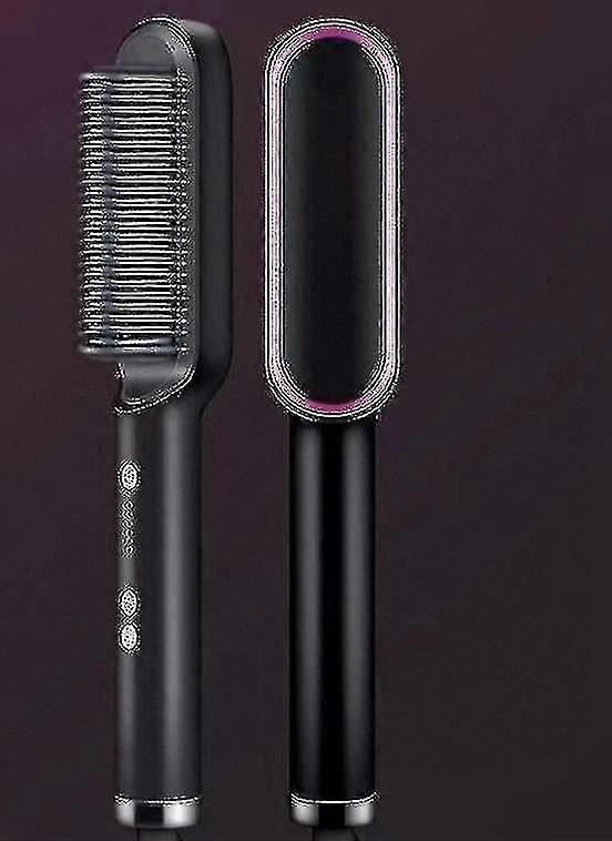 Hair Straightener Comb Matte Black High Quality