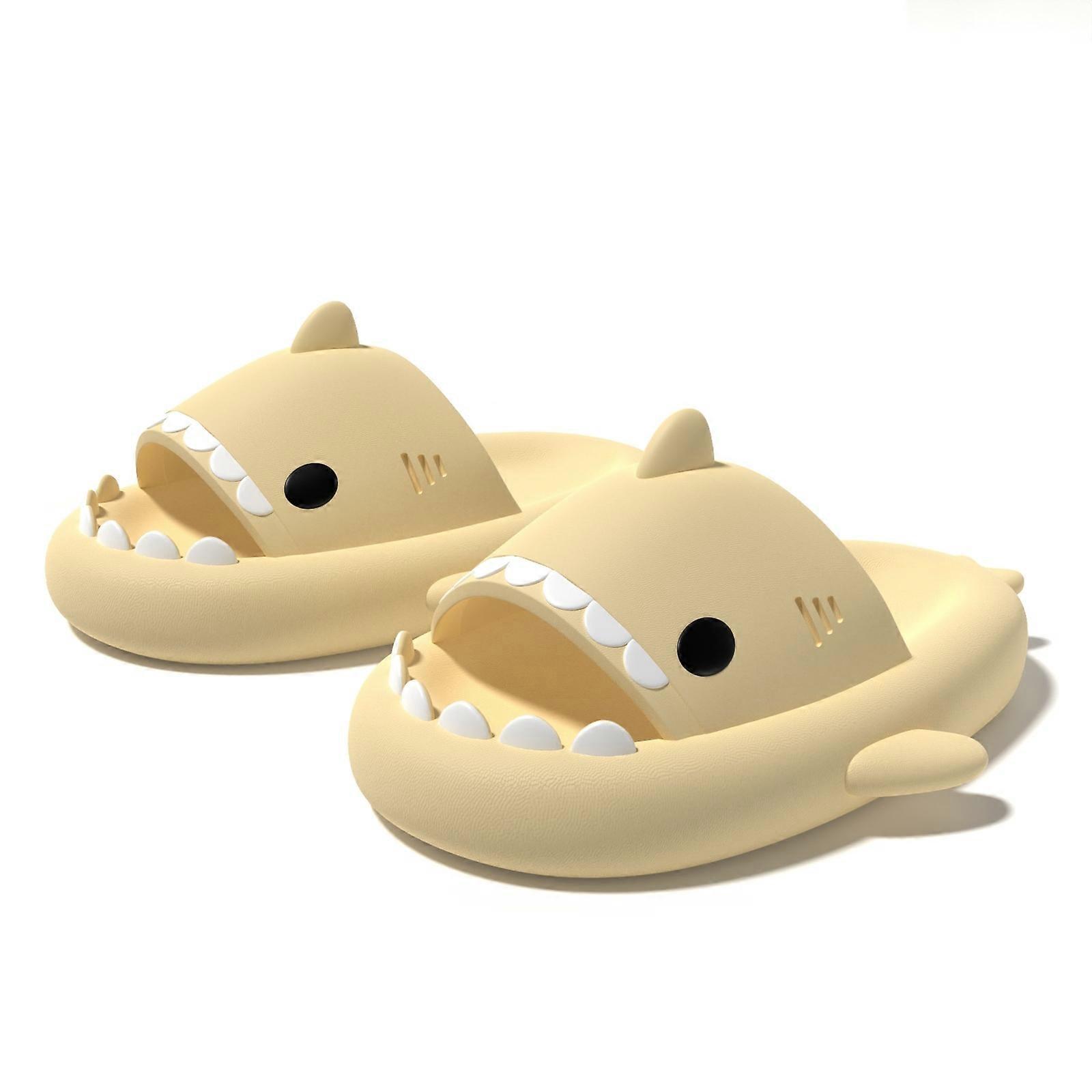 Shark Hjemmesko Blød Strand Cloud Platform Kvinder Indendørs Badeværelse Slides Sommer Mules Udenfor EVA Mænd Sko