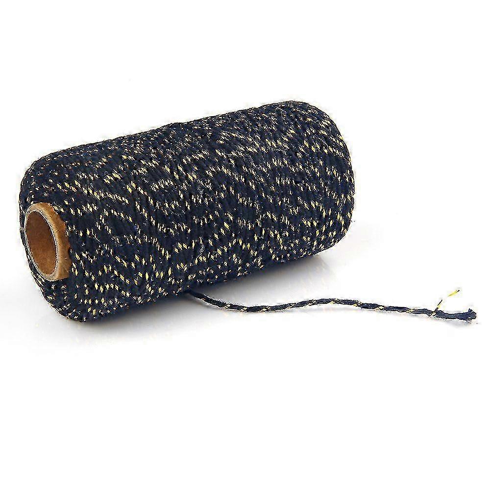 2mm 100m bumbac String Twine 2 Ply multi-color de vacanță decorative cu dungi thread pentru Diy Craft cadou coace ambalaj