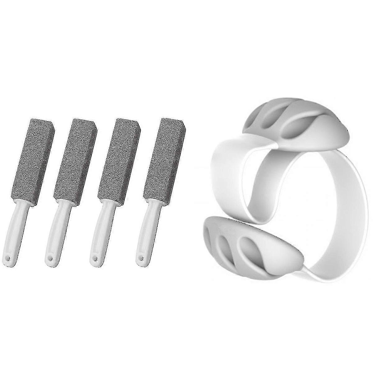 Desk Triple Slots Desktop Cable Organizer Securing Clamp