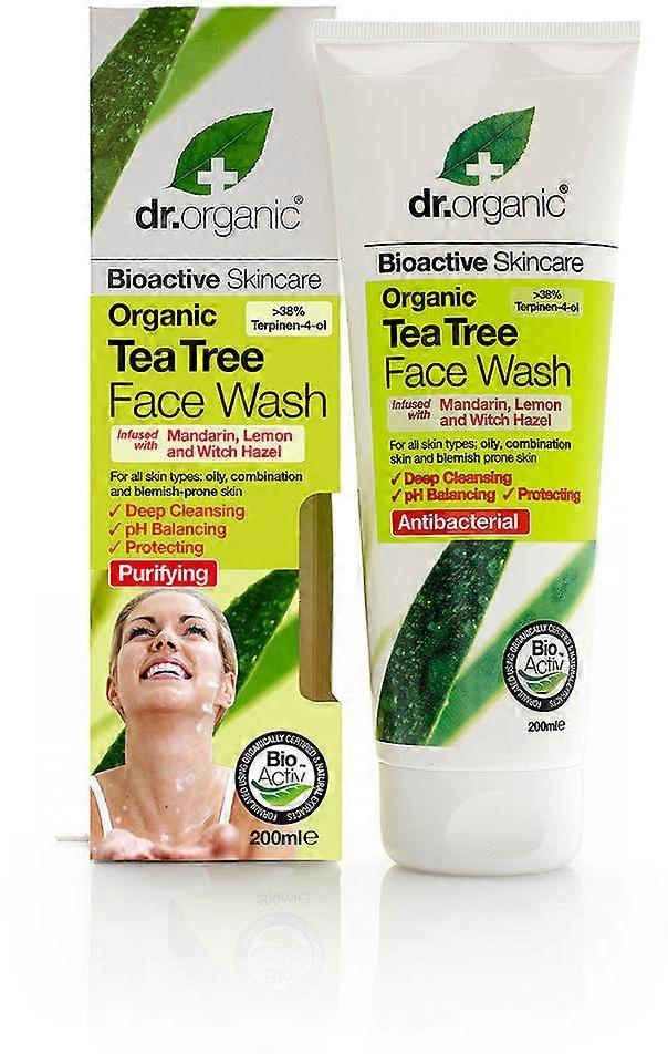 Face wash Dr. Organic Bioactive Organic Tea Tree 200 ml