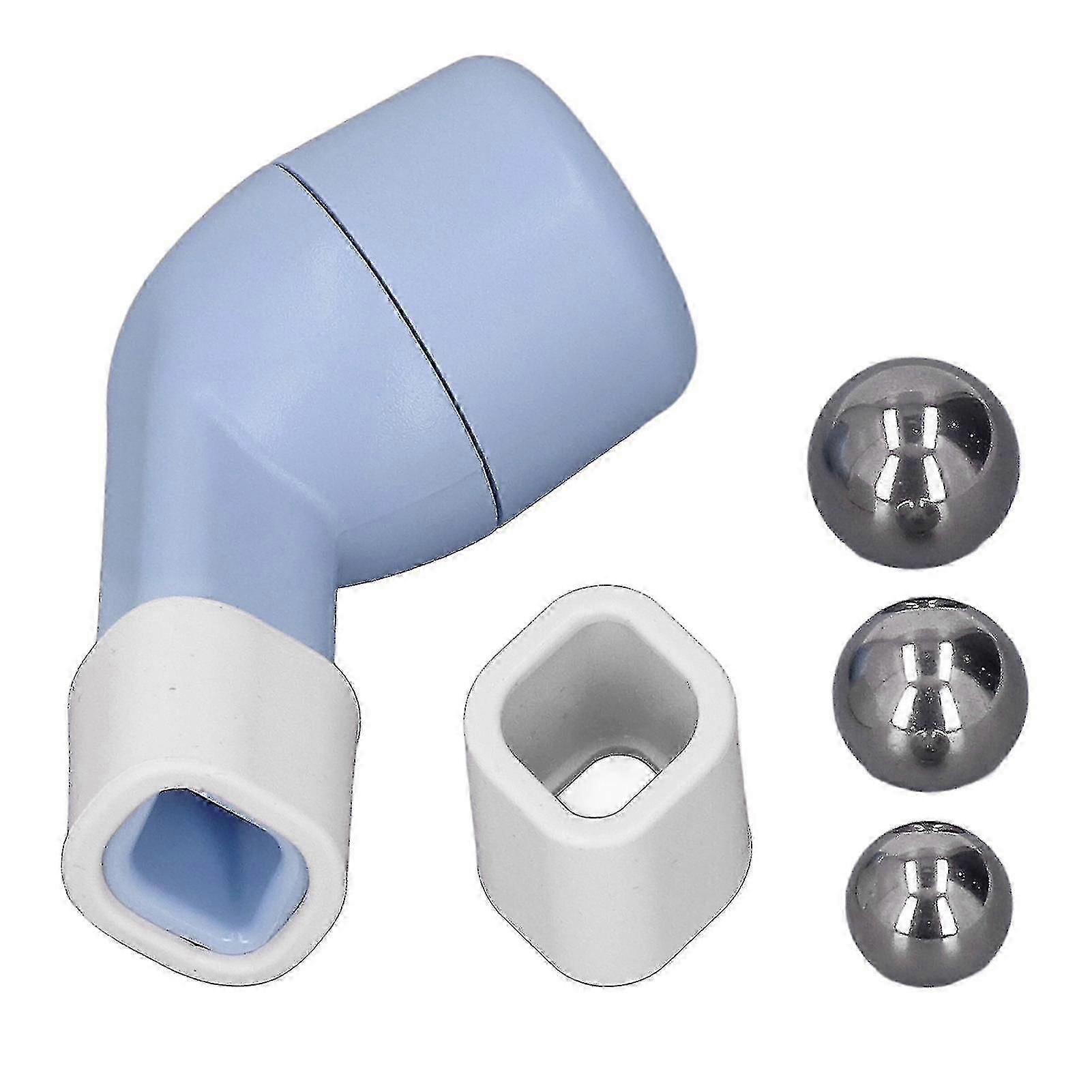 Breathing Exerciser - Handheld, Increase Lung Capacity - 3 Sizes Balls, Sky Blue
