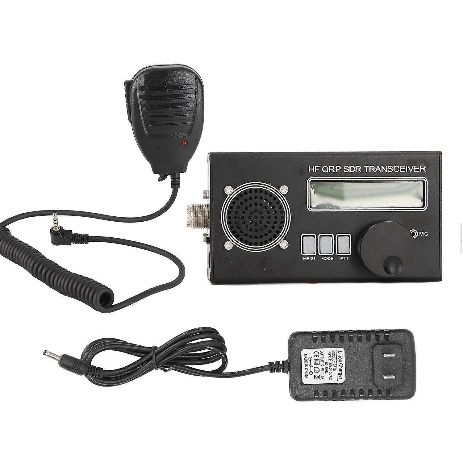 Shortwave Radio Transceiver SDR 8 Band Full Mode QRP Transceiver with Built in Battery for Signal Re