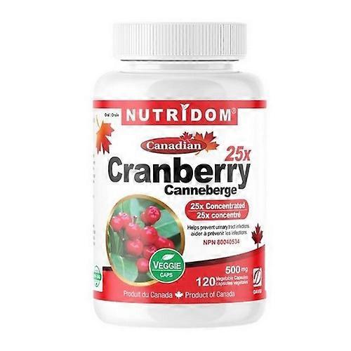 Nutridom Cranberry 25X, 120 VegCaps