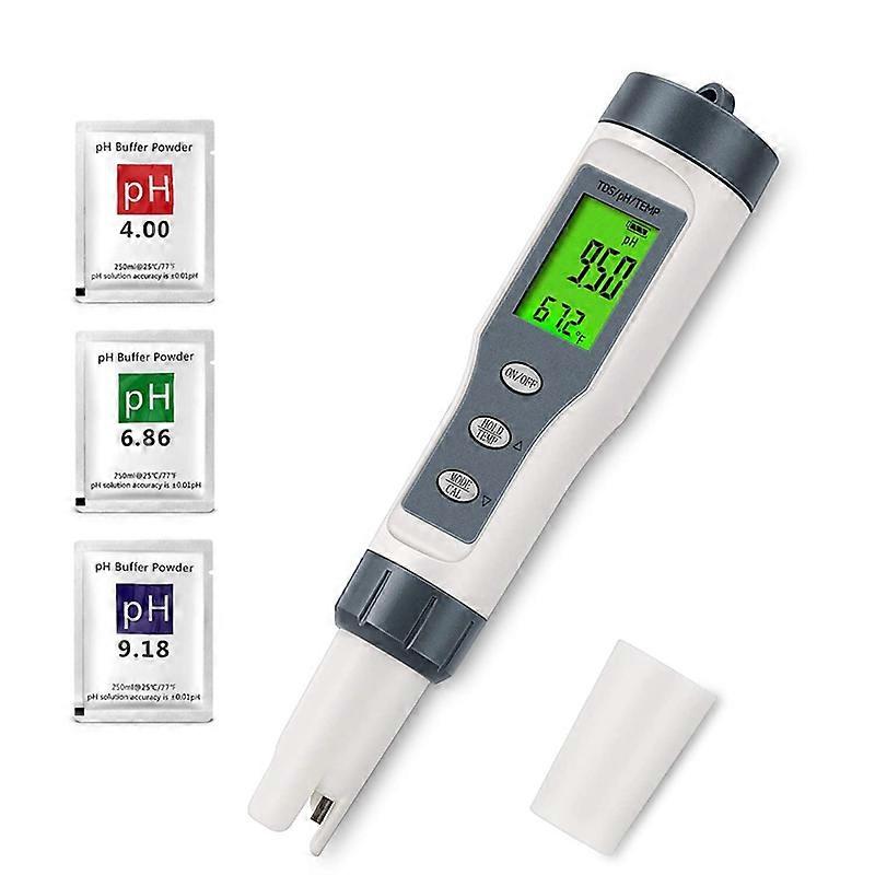 3 in 1 Digital PH Meter for Water, TDS/PH/Temp Meter, Water Tester for Drinking Water, Swimming Poo