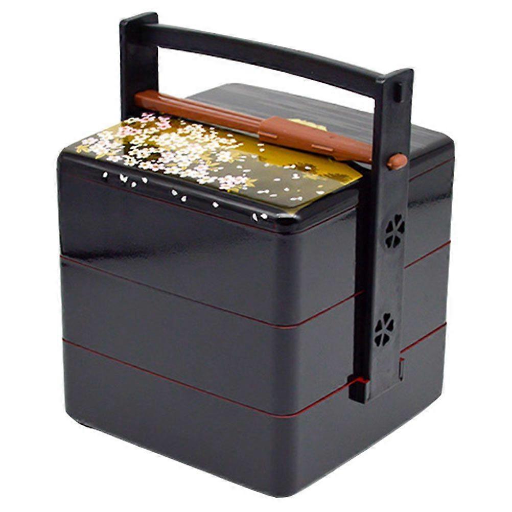 1 Set Sushi Box Exquisite Japanese Design Sushi Box Multi-function Picnic Bento Container