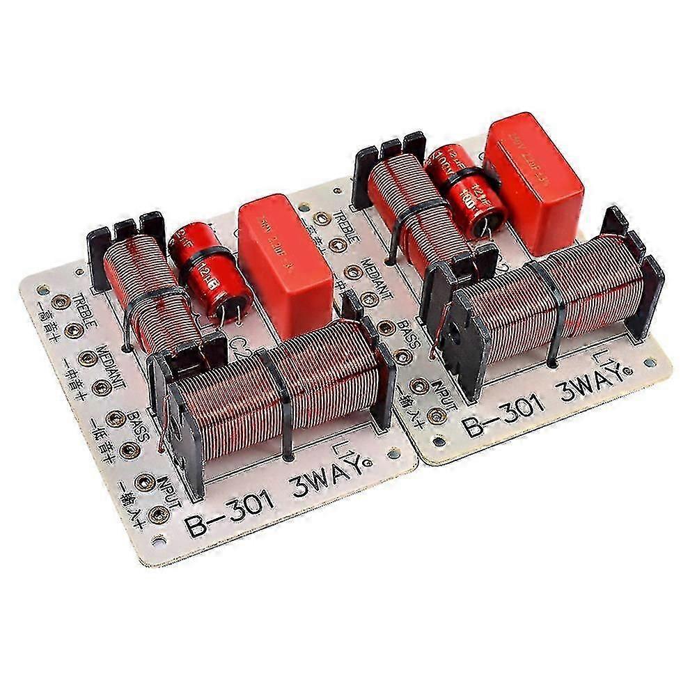 2 stuks 150W 3-weg audio luidspreker crossover treble + midrange + bas crossover luidsprekers filter frequenc