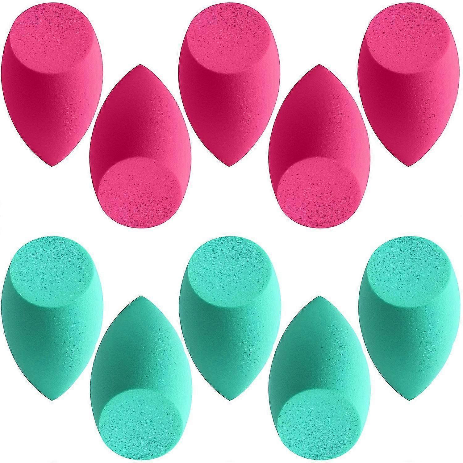 10 Pcs Professional Makeup Sponge Set, Latex Free Sponges