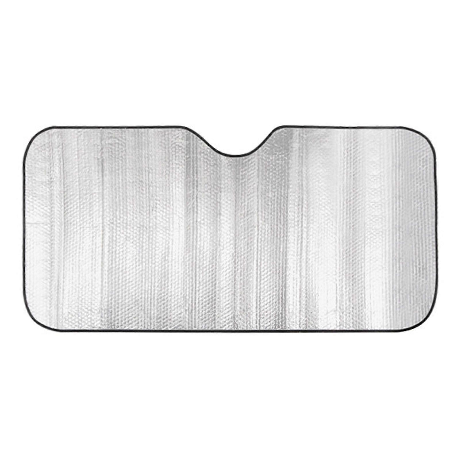 Car Windshield Sun Shade Aluminum Foil Thickened Heat Insulation Front Window Sun Visor Shield Block for Trucks Small 130x60cm/51.18x23.62in MK5790