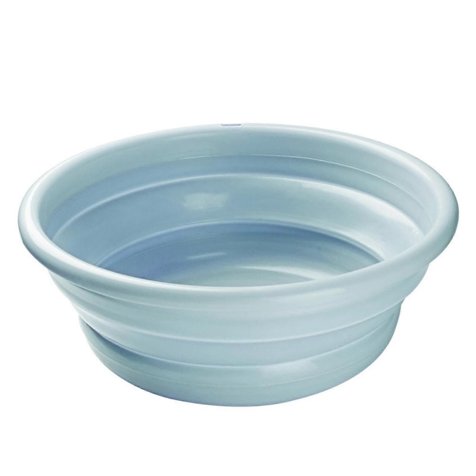 Foldable Wash Basin Camping Multi-purpose Outdoors Collapsible Wash Basin With Hanging Hole Lightweight Portable Plastic Basin Space-saving For Home K