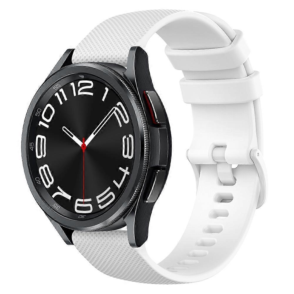 20mm Checkered Silicone Watch Band