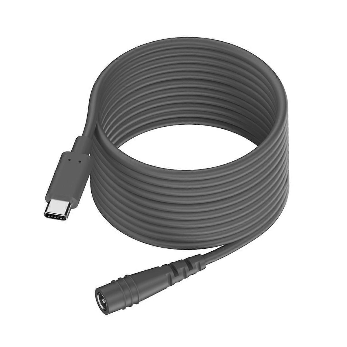 For Mini USB C to DC Female Cable Overload Short Circuit Protection Type-C to DC Replacement Cable