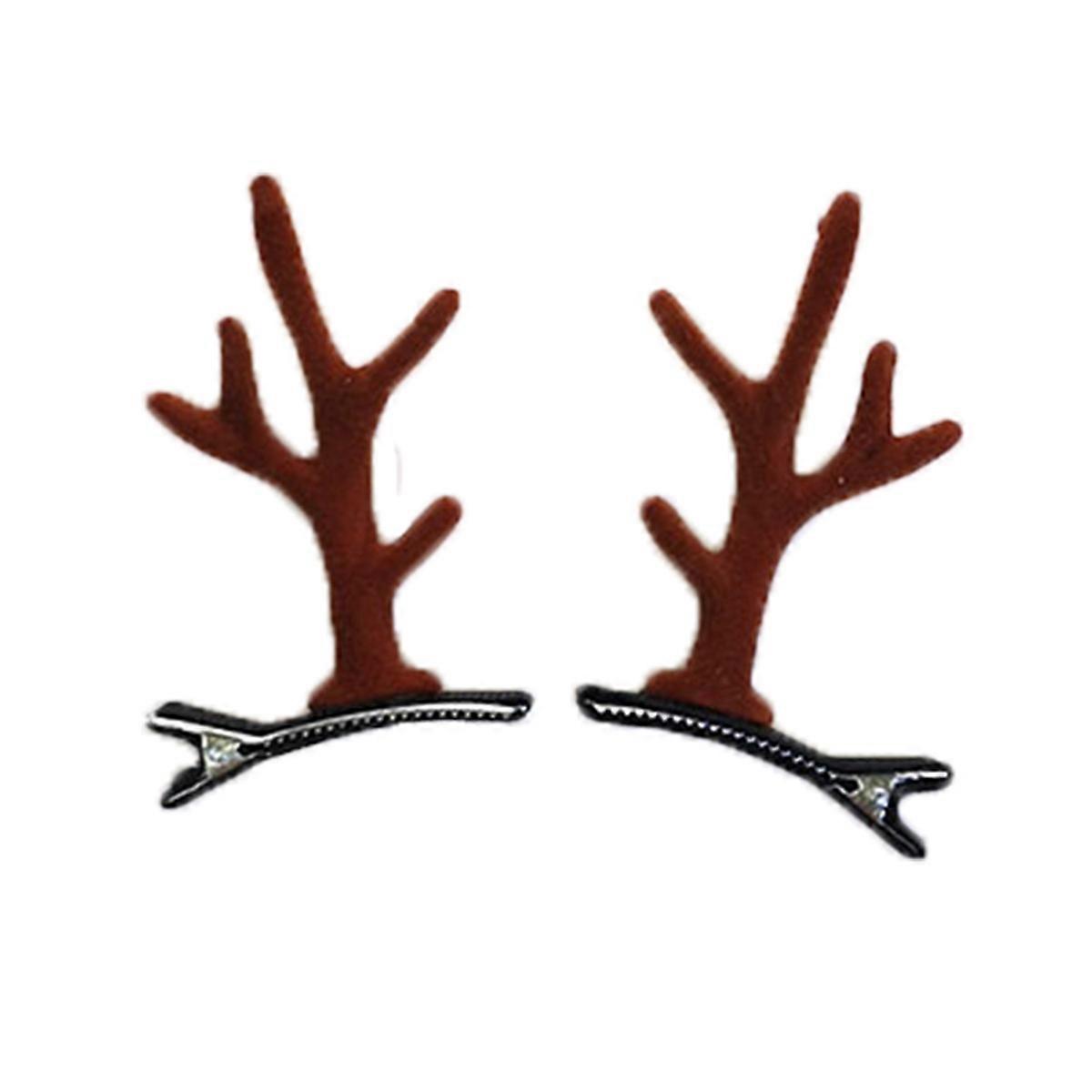 Hårklämmor, renhorn, pannband