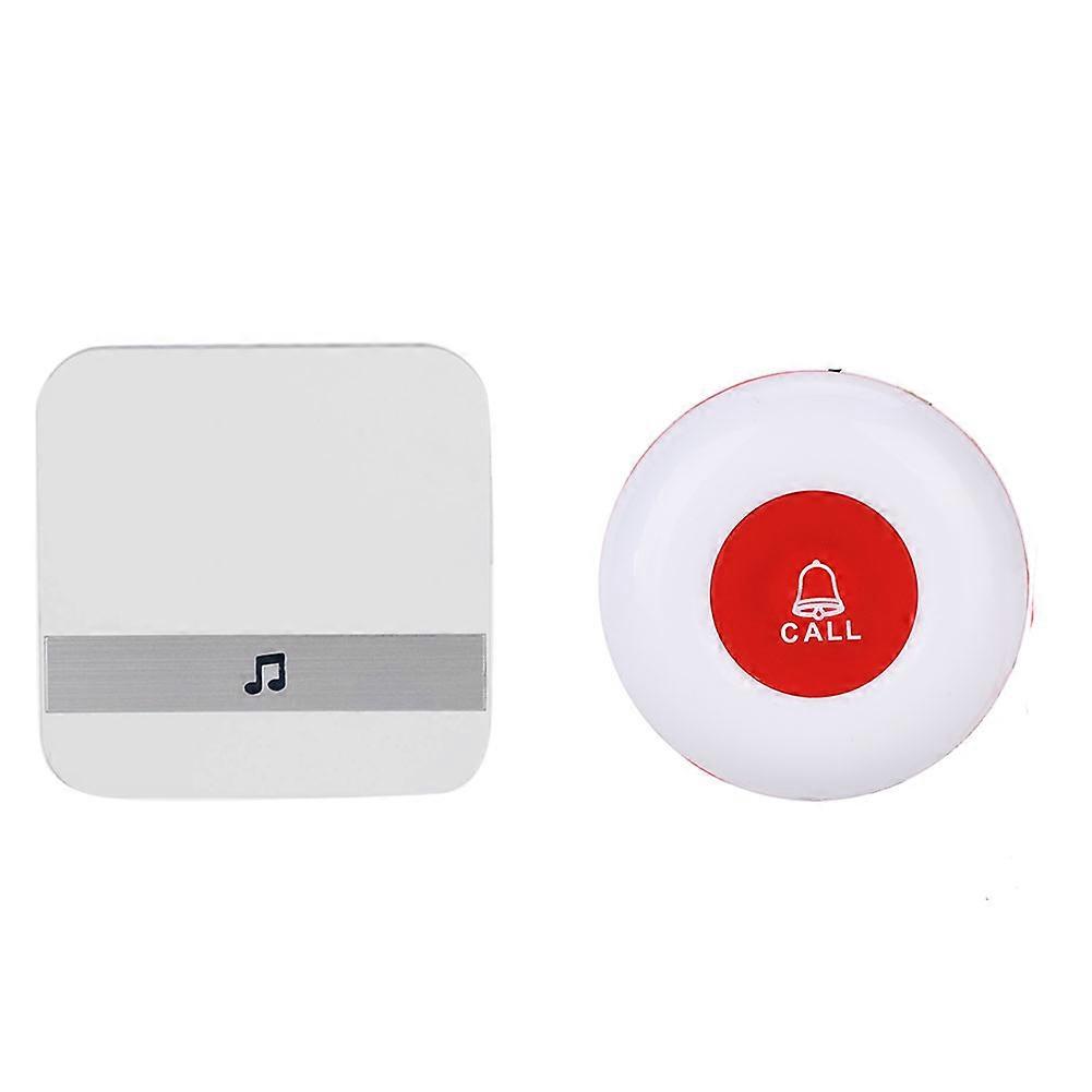 Wireless Calling System for Elderly US Plug 90-250V 1 Receiver + 2 Calling Buttons
