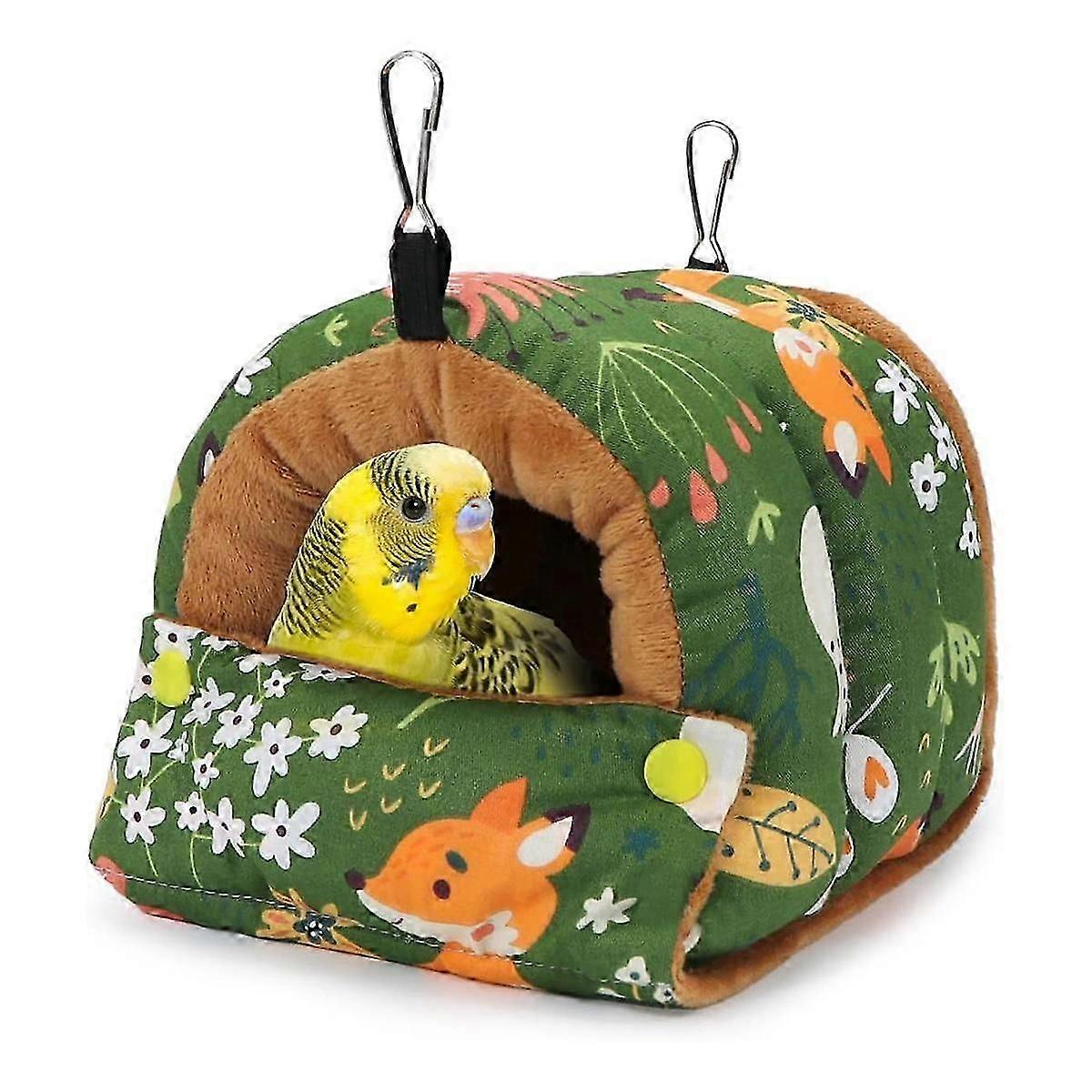 Bird Nest House Χειμώνας Ζεστό Snuggle Hut Bird Bed Κρεμαστή αιώρα για παπαγάλους Budgies Parakeets Cockatiels
