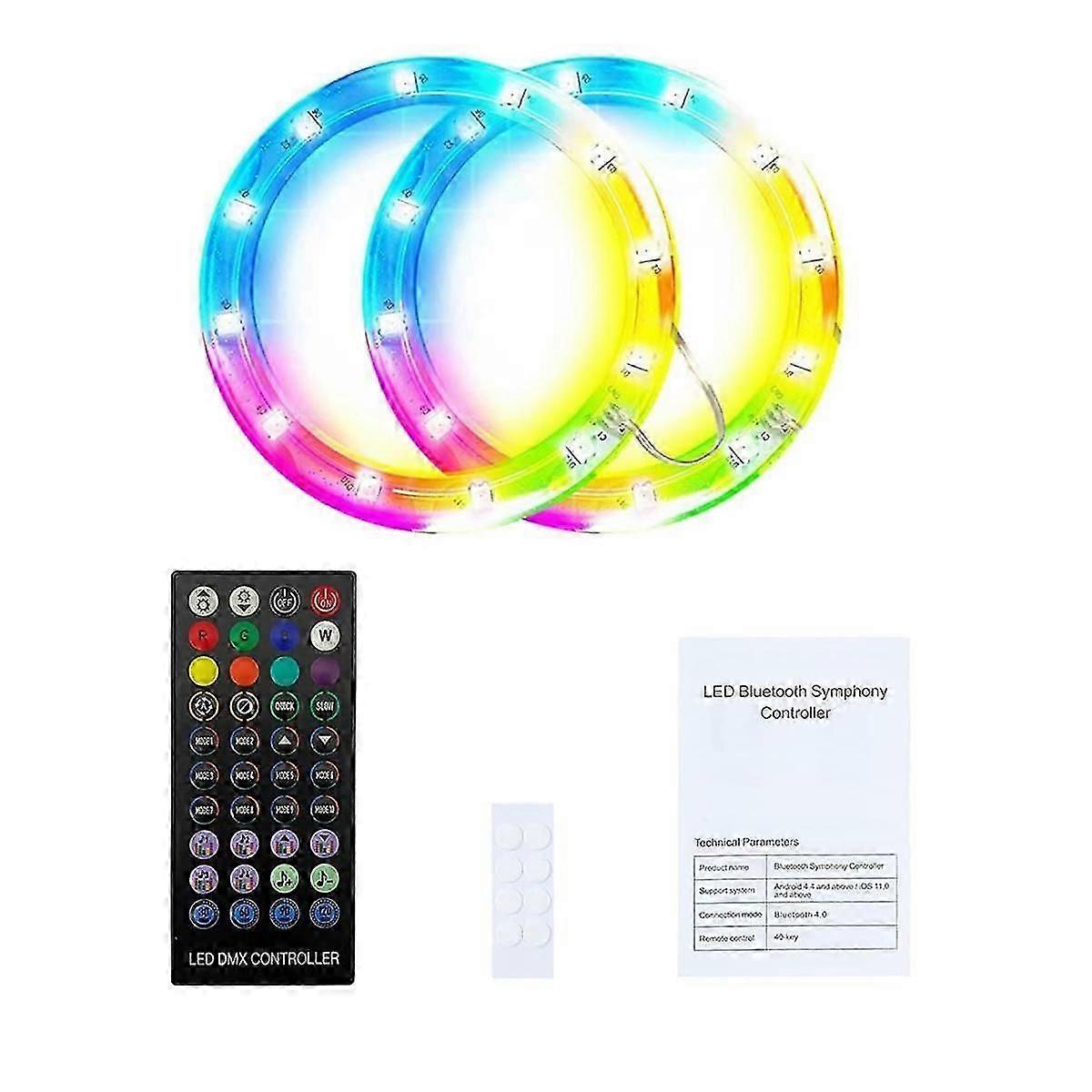 Rgb Pickup Light Bar For Console Symfony Multiple Effects With Led Lighting For Slim Disc Digital E