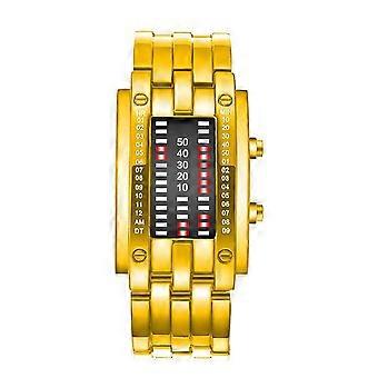 Binary Watch 30 Meters Waterproof LED Screen Adjustable Binary Comfortable to Wear Fashion Students 