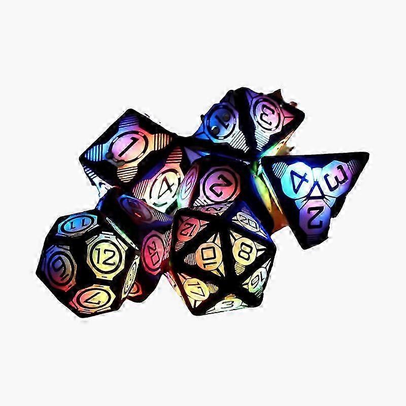 Rechargeable Multi-Sided Dice Chips Luminous Board Game Cool Running Explosion Flash Led DiceM9