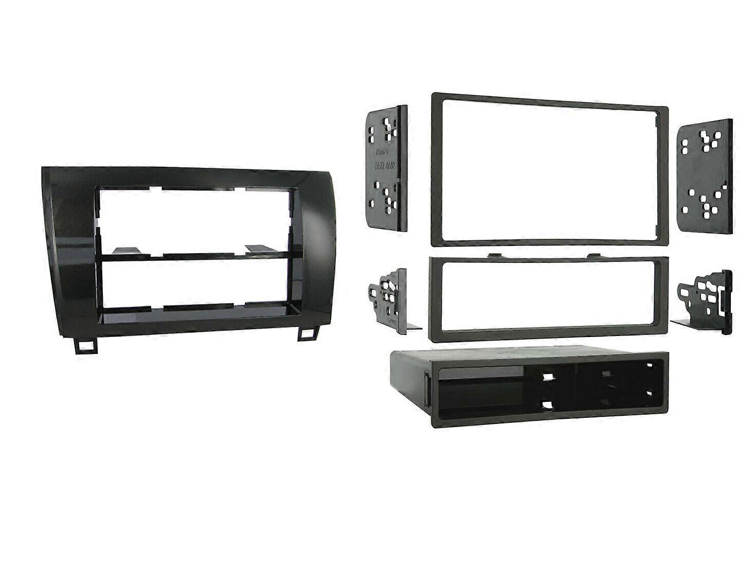CD RADIO STEREO FASCIA FACIA CHARCOAL GLOSS CT24TY40 FOR TOYOTA TUNDRA SEQUOIA