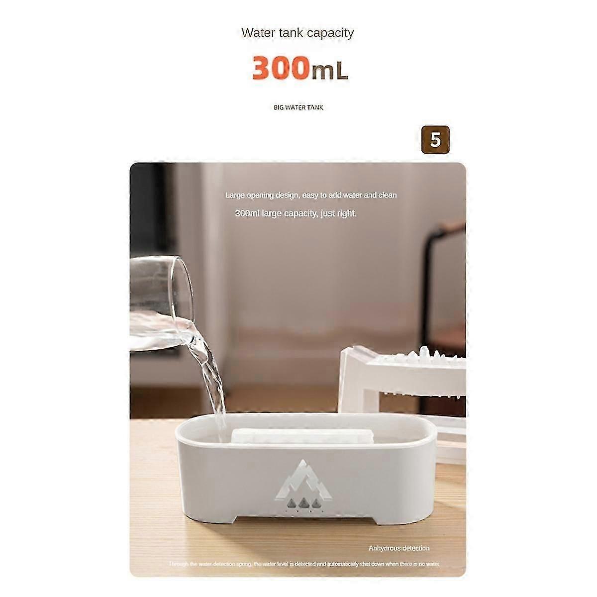 Rain Drop Air Humidifier Essential Oil Diffuser 300Ml LED Lamp Remote Control Rain Cloud Aromathera