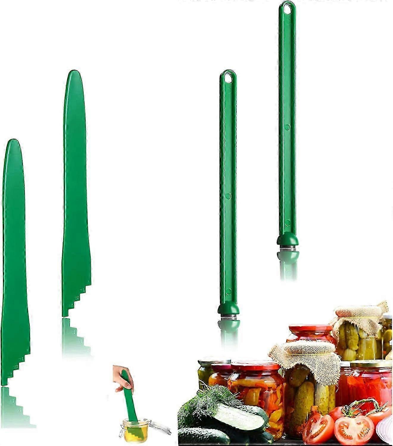 4 Pieces Canning Kit,2 PCS Canning Bubble Popper and 2 PCS Jar Lid Lifter Magnetic Lid Lifter for Canning Kit